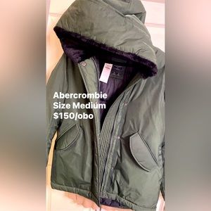 Abercrombie & Fitch with new tags still attached.  Size medium,  dark green.